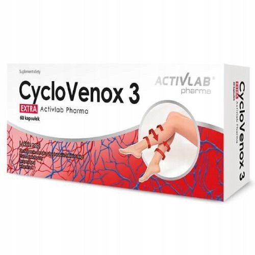 Activlab Pharma CycloVenox 3 Extra kapsule za cirkulaciju