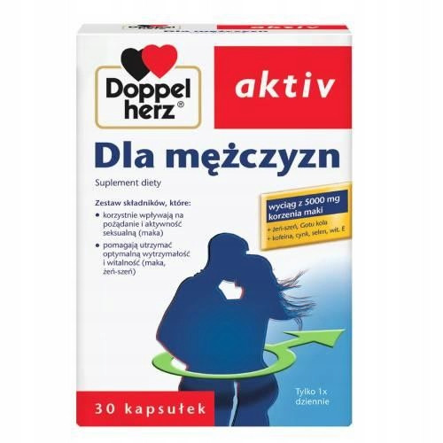 DOPPELHERZ AKTIV Za muškarce - Dodatak prehrani kapsule 30 kom.