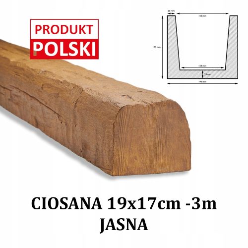 RUSTIKALNI REZANI GREDA Imitacija grede 19x17 3 m
