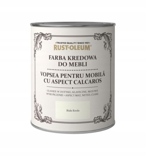 Rust-Oleum kredna boja za namještaj - Bijela 125ml