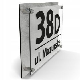 Cucudo kućni broj 30 x 20 cm