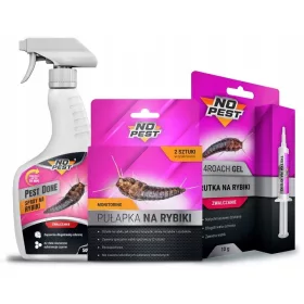   Sredstvo protiv insekata - No-Pest dimna bomba srebrna ribica 0,5 kg 500 ml