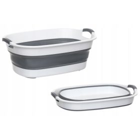   Samostojeća košara za rublje Easyform 40l, bijela, nijanse sive i srebrne