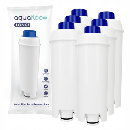  AquaFloow Longi filter za aparat za kavu Delonghi, 6 komada