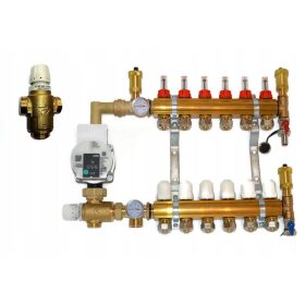   Rozdjelnik za podno grijanje s 6 sekcija i WILO pumpnom grupom