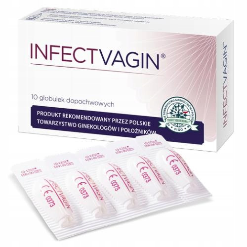 Infevagin, vaginalni supozitoriji, 10 kom
