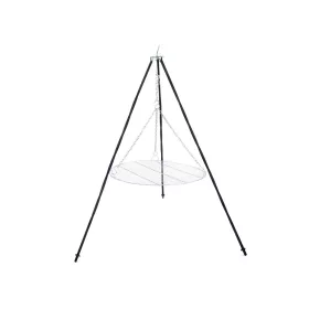    Roštilj / Tronožac / Kovani vrtni stalak iznad vatre s rešetkom 60 cm visine 150 cm