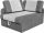  BIRD Meble Maxi kutna garnitura 96 x 135 cm grafit