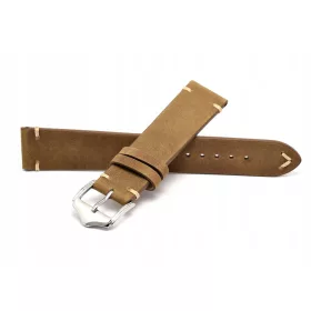   Remen za sat 18MM SMEĐI Vintage kože s efektom "Crazy Horse"