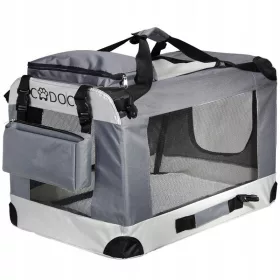   Torba za prijevoz kućnih ljubimaca XL s nijansama sive 82 cm x 59 cm x 59 cm