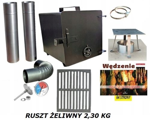  Set cijevi za dimljenje kamina u pušnici koljeno rešetke od lijevanog željeza 25x25x32 3mm