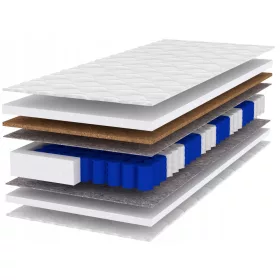   Prestižni madrac od kokosa 140x200 cm H4/H5 sa džepićastim oprugama - Kvalitetan i udoban madrac s visokom tvrdoćom idealan za dobar san. Materac visine 26 cm sa slojevima visokoelastične pjene, kokos