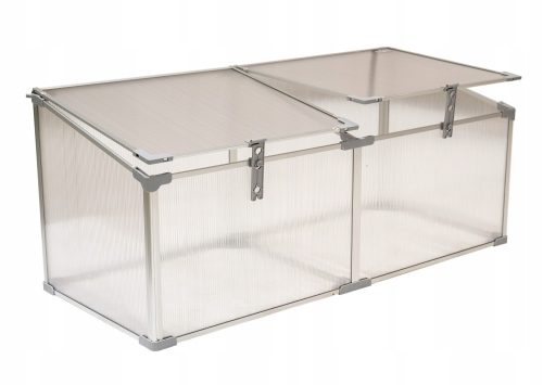 Vrhunski vrtlar - Grindi mini plastenik 120x51x51 cm - Dvostruki