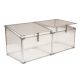 Vrhunski vrtlar - Grindi mini plastenik 120x51x51 cm - Dvostruki