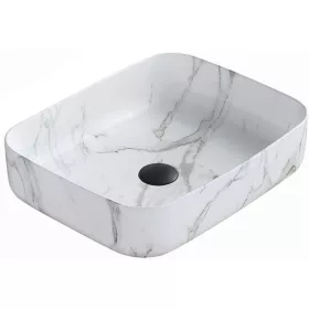   Nadgradni umivaonik Carla od proizvođača Mexen, dimenzija 50x39 cm, izrađen od mramornog kamena, predstavlja elegantan i funkcionalan dodatak vašoj kupaonici. Ovaj umivaonik serije Carla, s kodom proi