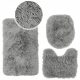 3CZ Premium Kupaonski Set Tepiha s Efektom Chestera