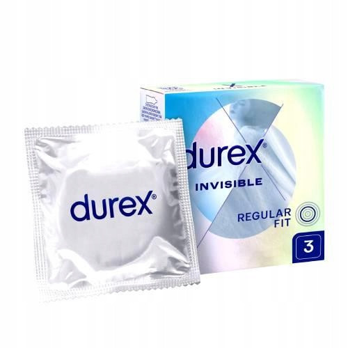 Durex Invisible Ultra Tanke kondomi za intimnije trenutke, 3 komada