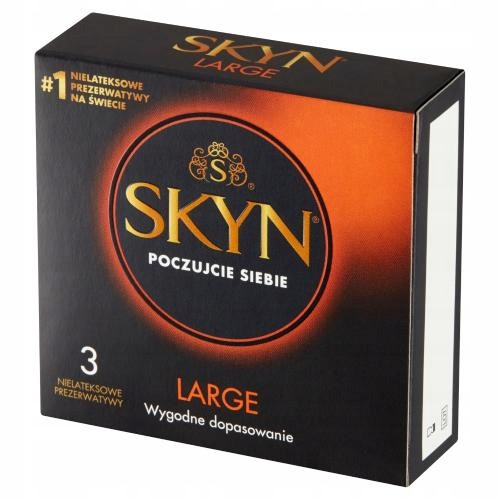 Veliki kondomi bez lateksa UNIMIL SKYN Large 3 kom