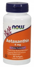 Now Foods Astaksantin 4mg - 60 kapsula