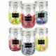 Set staklenih posuda za hranu Creative Home s naljepnicama 6 x 1000 ml