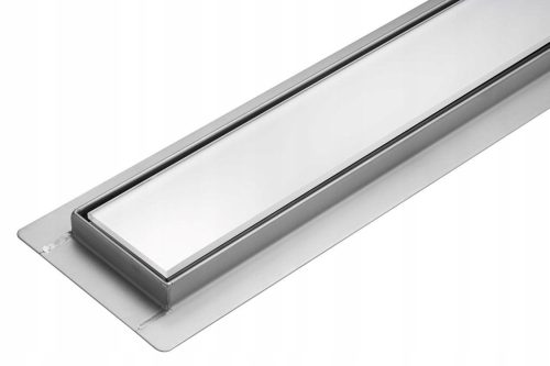 Wave White Glass linearni odvod 60 cm