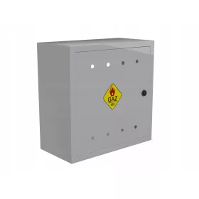 JD-MetalBox plinski ormarić, sivi, 60x60x25 cm