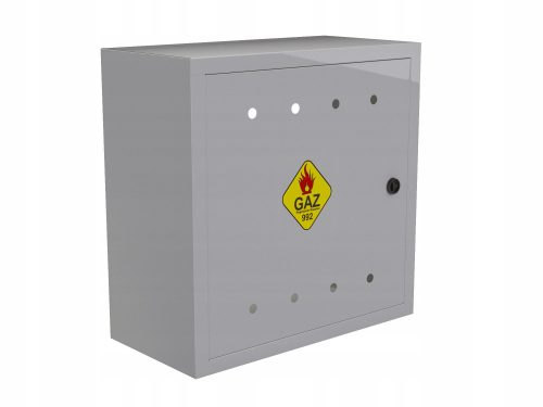 JD-MetalBox plinski ormarić, sivi, 60x60x25 cm