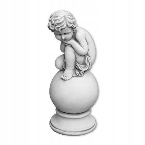  Figura od betona ANĐEO NA LOPTI (A10) ALA-SHOP