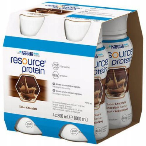 Nestle Resource Protein s okusom čokolade 4 x 200 ml