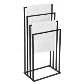 Stalak za ručnike Framado Loft, crni