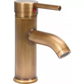 Podna slavina za umivaonik Fala RETRO BRONZE 2 zlatna