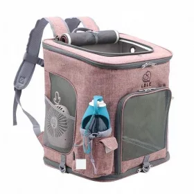    Ruksak nosiljka za pse nijanse ružičaste S/M 38 cm x 42 cm x 38 cm