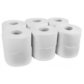  Luksuzni Jumbo WC papir od celuloze 2 sloja duljine 100 metara, pakiranje od 12 komada