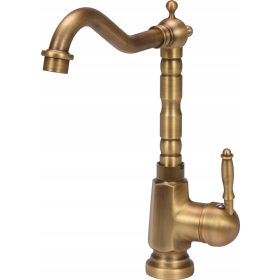 Podna kuhinjska slavina Fala Retro Bronze 3, smeđa