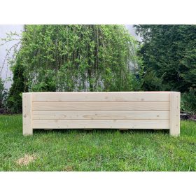  TORO saksija za cvijeće 110 cm x 33 x 35 cm, prirodno drvo