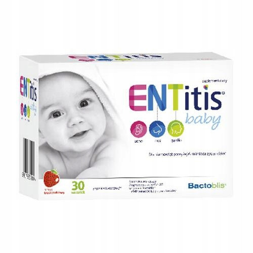 ENTitis Baby prašak s okusom jagode, 30 vrećica