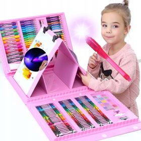   Kreativni set za umjetnost Artnico sa 208 dijelova u koferu + BOJE + UV OLOVKA