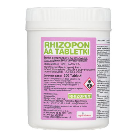RHIZOPON AA 50mg - Učinkovite tablete za ukorjenjivanje biljaka, 200 komada