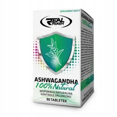 Real Pharm Ashwagandha 100% Prirodno Reguliranje Stresa 90 Tableta