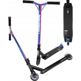   Hulajnoga RAVEN Lexer Neo Chrome 100mm bijela, crna, višebojna