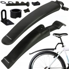   Blatobrani za bicikle, set prednjeg i stražnjeg, 24-26 Dunlop, crni