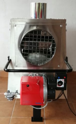 P30 INOX visokoučinkoviti grijač zraka za uljne peći