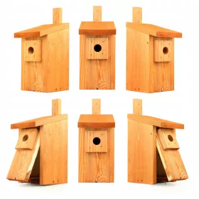 Bird Nesting Box Set of 6