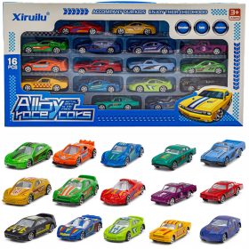 Zbirka metalnih modela automobila s oprugama 16 dijelova