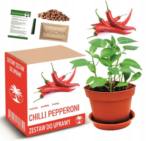 Set za uzgoj crvene chili paprike Pepperoni