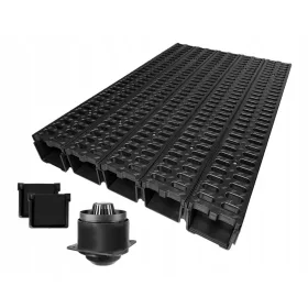 LINEARNI DRENAŽNI SET, kadica 5m + pribor