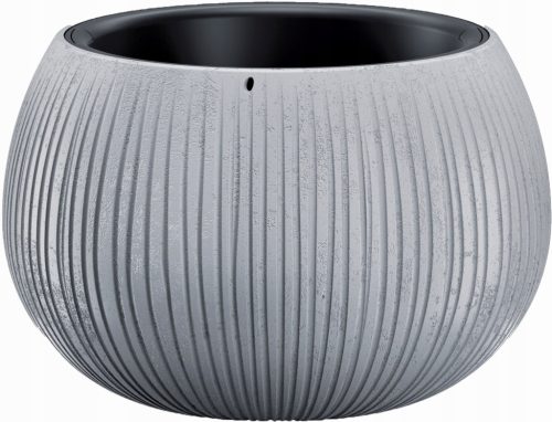 Prosperplast teglica za cvijeće 29 cm x 29 x 19,5 cm promjer 29 cm plastične nijanse sive i srebrne