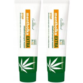   Hladni gel Cannaderm Mentholka EXTRA s konopljinim uljem - Paket 2x150 ml