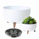  Lamela posuda za cvijeće 29 cm x 29 x 23 cm promjer 29 cm plastična bijela