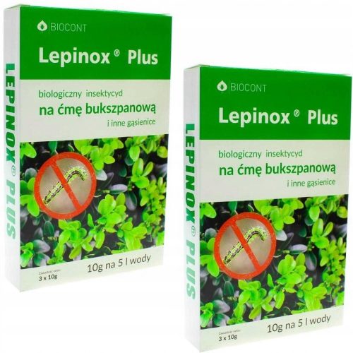 Lepinox Plus - Učinkovit tretman protiv gusjenica i bukszpanove moljce